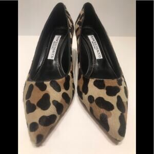 Francesco Sacco mid heel leopard pump